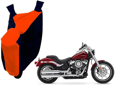 AUTO PEARL Two Wheeler Cover for Harley Davidson(Diavel, Orange, Blue)