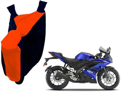 AUTO PEARL Two Wheeler Cover for Yamaha(YZF, Orange, Blue)
