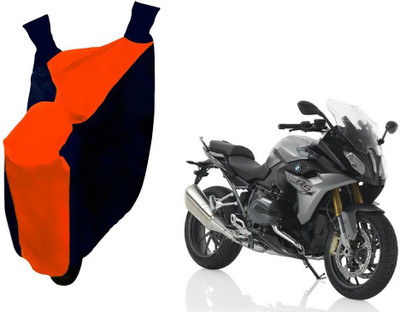 AUTO PEARL Two Wheeler Cover for BMW(R 1200 GS, Orange, Blue)