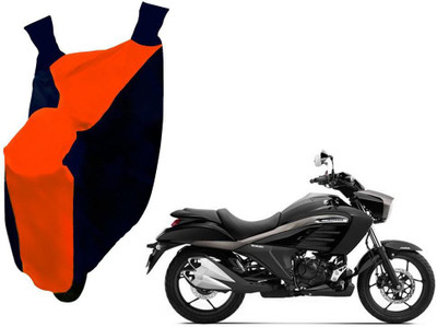 AUTO PEARL Two Wheeler Cover for Suzuki(GSX, Orange, Blue)