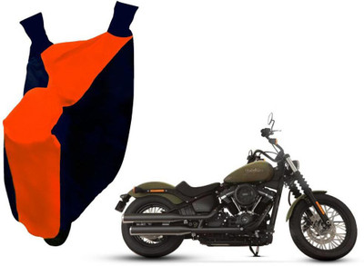 AUTO PEARL Two Wheeler Cover for Harley Davidson(Diavel, Orange, Blue)