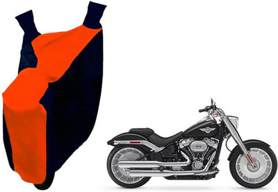 AUTO PEARL Two Wheeler Cover for Harley Davidson(Diavel, Orange, Blue)