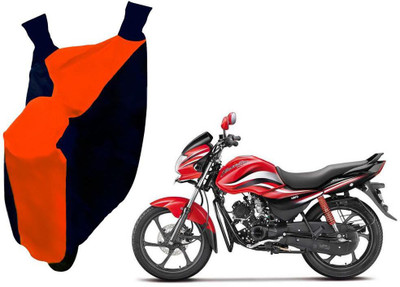 AUTO PEARL Two Wheeler Cover for Hero(Passion Pro, Orange, Blue)