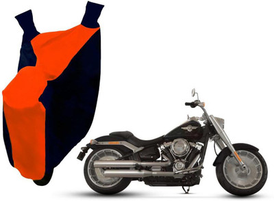 AUTO PEARL Two Wheeler Cover for Harley Davidson(Diavel, Orange, Blue)