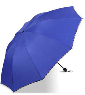 KEKEMI 3 Fold Plain2 Umbrella(Multicolor)