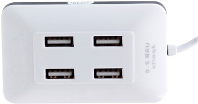 Shopfloor.XYZ Glam 4 Gadgets HT 4PORT HUB 06 USB Hub(White)