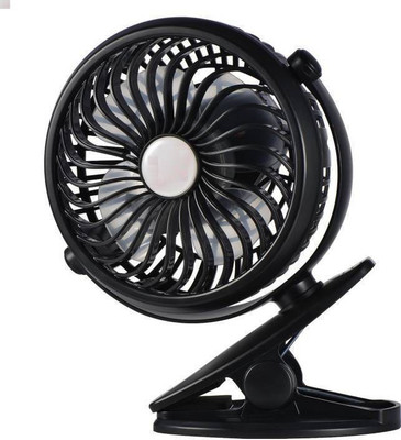 

SP Creation Mini Fan Clip Style Portable Fan 360 degree Rotate New Design USB Cooling mini portable rechargeable table usb fan Best Buy CF02 USB Fan(Black)