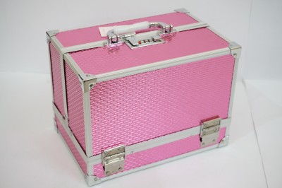 

APF COLLECTION C-20 3 digit combination lock, Easy to carry Vanity Box(Pink)