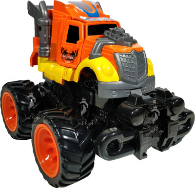 Jack Royal Bounce Open Stunt Toy Car (Orange)(Orange)