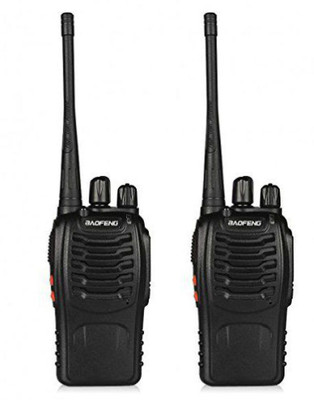 

SPYCLOUD 888S BAOFENG Wire Less Phone 400-470MHz CTCSS/DCS With Earpiece Handheld Amateur Radio Tranceiver Walkie Talkie Two Way Radi Walkie Talkie(Black)
