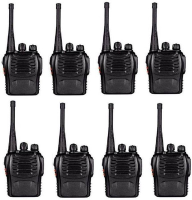 

Mezire Baofeng Bf-888S 4 Walkie Talkie UHF 400-470MHz 16CH CTCSS/DCS Handheld Amateur Radio 2 Way Radio Long Range, Black 8 pcs Walkie Talkie(Black)