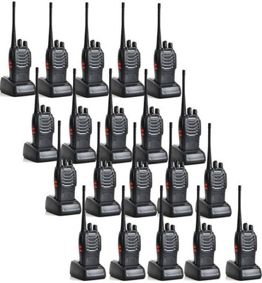 

Mezire Baofeng Bf-888S 4 BaoFeng BF-888S Two Way Radio (Pack of 20) Walkie Talkie(Black)