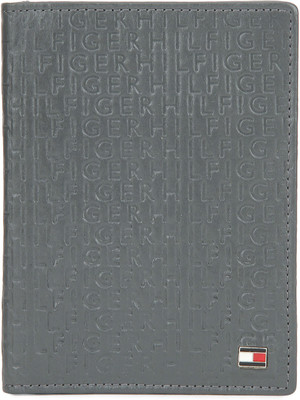 

Tommy Hilfiger Men Grey Genuine Leather Wallet(4 Card Slots)