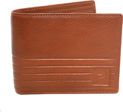 

Swiss Men Tan Genuine Leather Wallet(9 Card Slots), Tan07