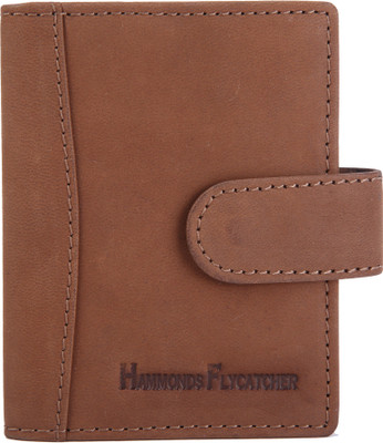 

Hammonds Flycatcher Men Brown Genuine Leather Card Holder(21 Card Slots)