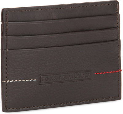 

Tommy Hilfiger Men Brown Genuine Leather Card Holder(7 Card Slots)