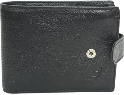 

Swiss Men Black Genuine Leather Wallet(4 Card Slots), Black08