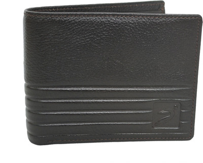 

Swiss Men Brown Genuine Leather Wallet(9 Card Slots), Brown03