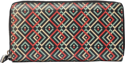 

portlee Women Casual Multicolor Artificial Leather Wallet(8 Card Slots), Printed