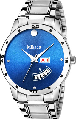 

mikado Blue Sea star Metal Chain Day and Date Men's watch Watch - For Boys