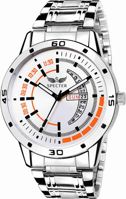 

Specter Stylish Stainless Steel White Dial Premium Wrist Watch For Mens And Boys Watch - For Men