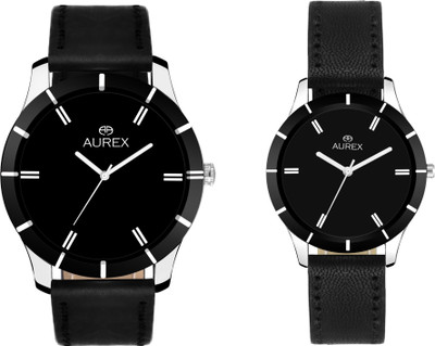 

AUREX AX-101BKB-CMB AWESOME BLACK DIAL COMBO Watch - For Men & Women