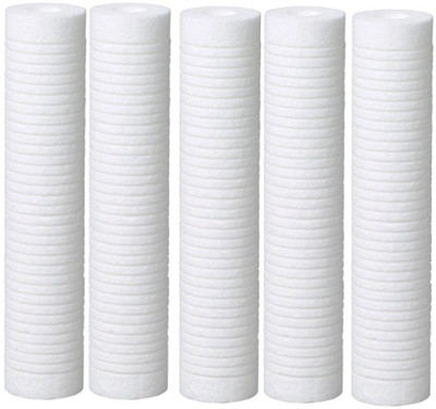 

BalRama 10" Spun Candle 5 Micron 5 pcs Solid Filter Cartridge(0.5, Pack of 5)