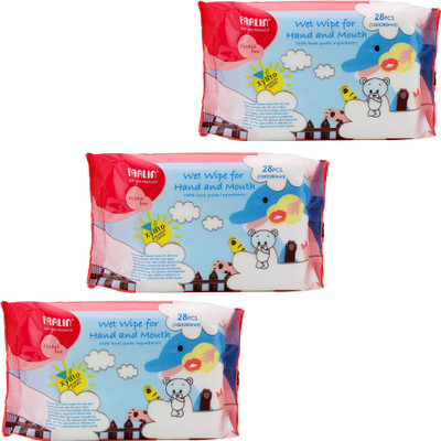 

Farlin Wet Wipes for Hand and Mouth 28 pcs/pack- (COMBO PACK OF 3)(3 Pieces)