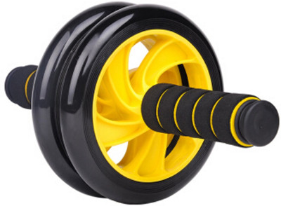 

CSU AB Wheel With Dual Wheel Design For Increased Stability and Includes Knee Pad For Knee Support and Comfort Ab Exerciser(Yellow)