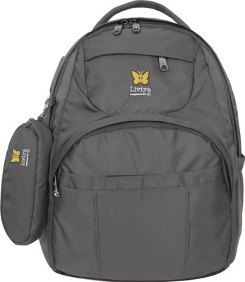 Liviya pouch 40 L Laptop Backpack(Grey), Grey-07