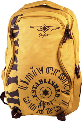 

Skybags 02 Laptop Backpack (Brown) 20.8 L Laptop Backpack(Yellow)