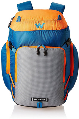 

Wiki by Wildcraft Rambler Blue Orange Backpack 27.666864 L Backpack(Blue)