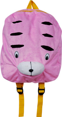 Rudra Premium Quality Pink Teddy Bear Bag - 28 cm(Pink)