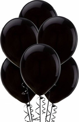 

YNS Crafts Stock Solid 112-75 Balloon(Black, Pack of 75)