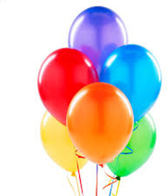 

YNS Crafts Stock Solid 128-25 Balloon(Multicolor, Pack of 25)