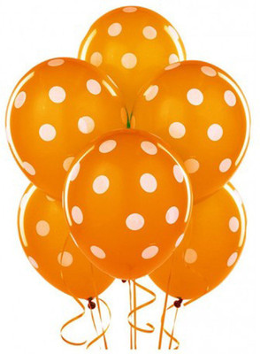YNS Crafts Stock Solid 193-50 Balloon(Orange, Pack of 50)