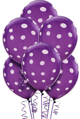 YNS Crafts Stock Solid 186-50 Balloon(Purple, Pack of 50)