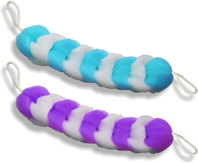 

Cion Stretchable Bath Sponge (Blue & Purple, Pack of 2)