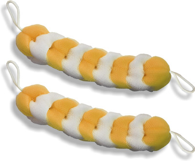 

Cion Stretchable Bath Sponge (Orange, Pack of 2)