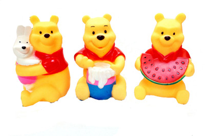 

TALKING GANESHA 3 styles Winnie the Pooh chuu chuu bath toy for kids (multicolor) Bath Toy(Multicolor)