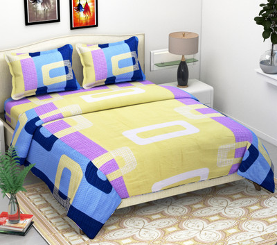

Astra 150 TC Polycotton Double 3D Printed Bedsheet(Pack of 1, Yellow)