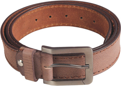 

NUKAICHAU Men Casual Brown Genuine Leather Belt, Brn04