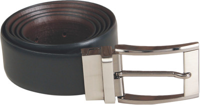 

NUKAICHAU Men Formal Brown Genuine Leather Reversible Belt, Blk/brn45