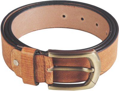 

NUKAICHAU Men Casual Tan Genuine Leather Belt, Tan06