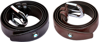 

One Point Collections Men Casual, Party, Formal, Evening Black, Brown Canvas Belt