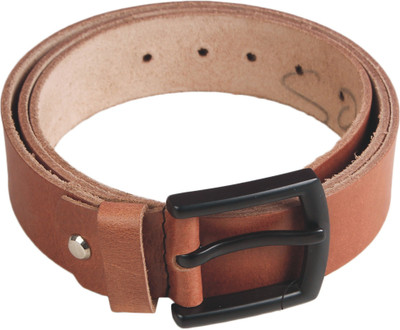 

NUKAICHAU Men Casual Tan Genuine Leather Belt, Tan012