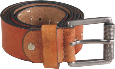 

NUKAICHAU Men Casual Tan Genuine Leather Belt, Tan09