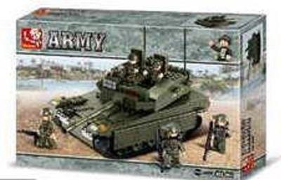

Sluban 3d Educational Brick Blocks Sets Military Army Tank Children Toys(Multicolor)