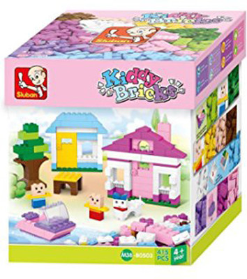 Sluban Kiddy bricks 415 PCS Multicolor Sluban Blocks Building Sets