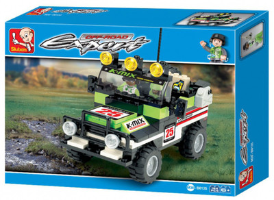 Sluban Multicolor Plastic Cross Country Car Multicolor Sluban Blocks Building Sets